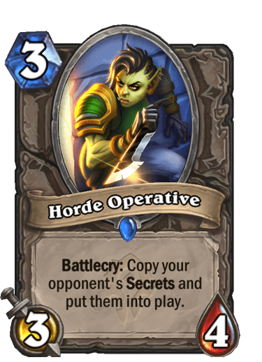 Rare · Minion · Forged in the Barrens · Battlecry: Copy your opponent