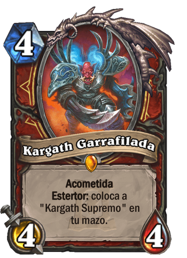 Legendaria · Esbirro · Cenizas de Terrallende · Acometida Estertor: coloca a