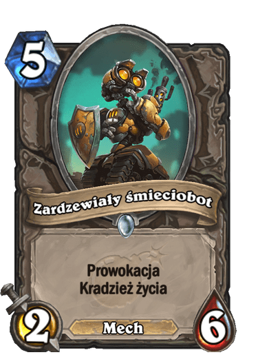Zardzewiały śmieciobot