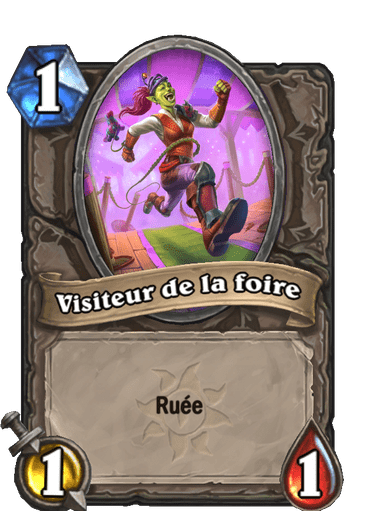 Visiteur de la foire