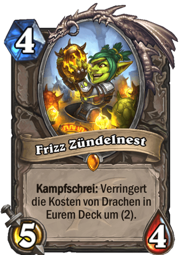 Legendär · Diener · Erbe der Drachen · Kampfschrei: Verringert die Kosten von Drachen in Eurem Deck um (2).