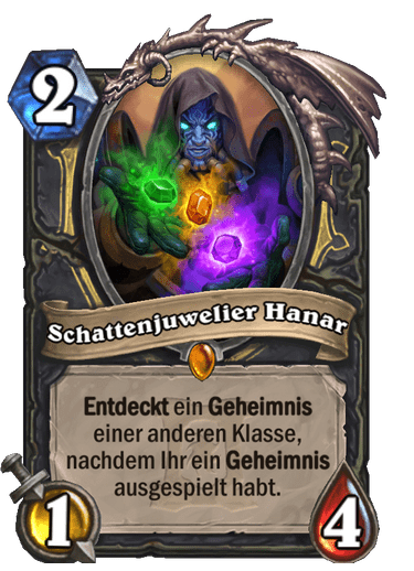 Legendär · Diener · Ruinen der Scherbenwelt · Entdeckt ein Geheimnis einer anderen Klasse, nachdem Ihr ein Geheimnis ausgespielt habt.