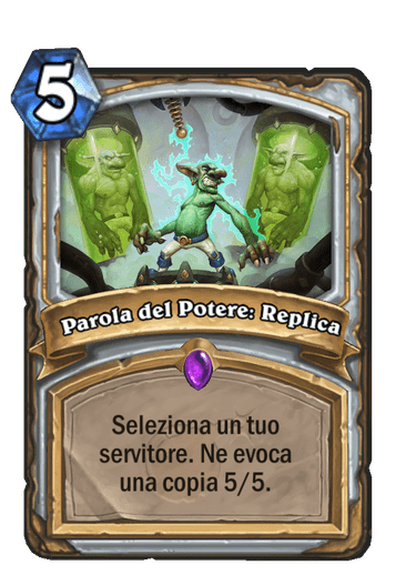 Parola del Potere: Replica