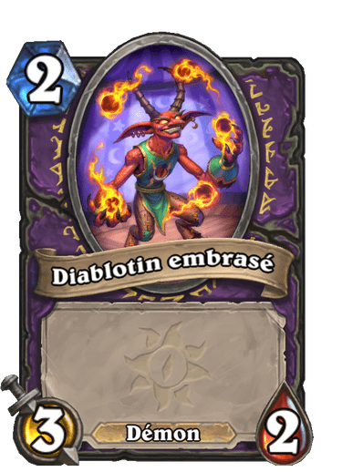 Diablotin embrasé