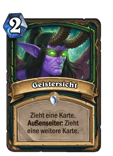 Gewöhnlich · Zauber · Ruinen der Scherbenwelt · Zieht eine Karte. Außenseiter: Zieht eine weitere Karte.