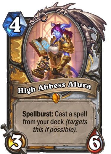 Legendary · Minion · Scholomance Academy · Spellburst: Cast a spell from your deck (targets this if possible).