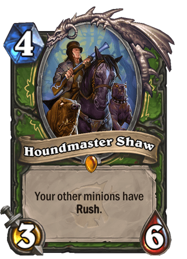 Legendary · Minion · The Witchwood · Your other minions have Rush.