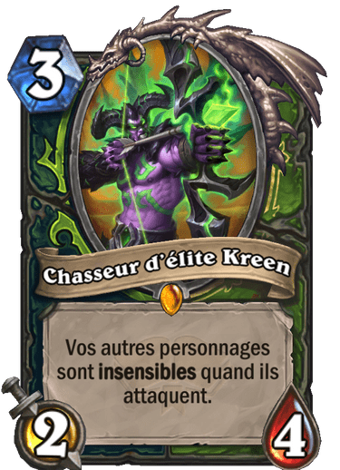 Légendaire · Serviteur · L’Académie Scholomance · Vos autres personnages sont insensibles quand ils attaquent.