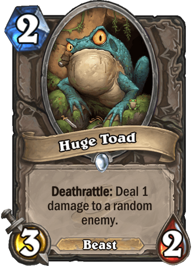 Common · Minion · League of Explorers · Deathrattle: Deal 1 damage to a random enemy.