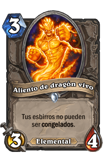 Común · Esbirro · El Descenso de los Dragones · Tus esbirros no pueden ser congelados.