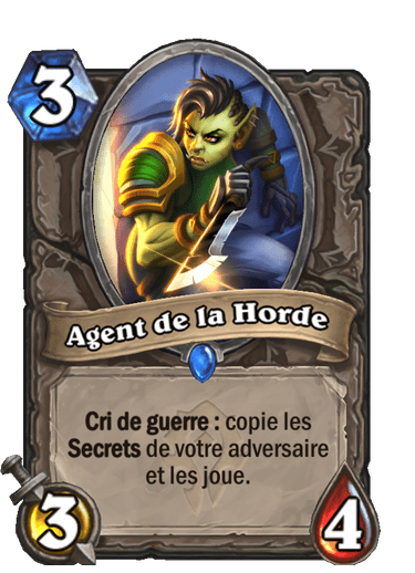 Rare · Serviteur · Forgés dans les Tarides · Cri de guerre : copie les Secrets de votre adversaire et les joue.