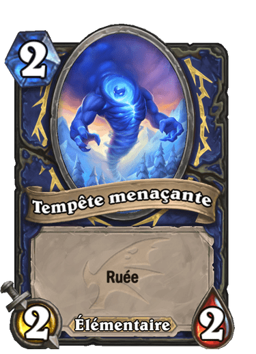 Tempête menaçante