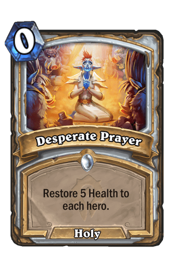 Common · Spell · Forged in the Barrens · Restore 5 Health to each hero.