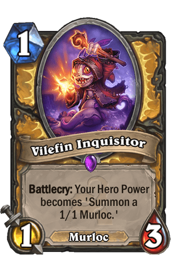Epic · Minion · Whispers of the Old Gods · Battlecry: Your Hero Power becomes