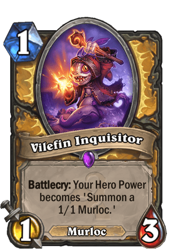 Epic · Minion · Whispers of the Old Gods · Battlecry: Your Hero Power becomes 