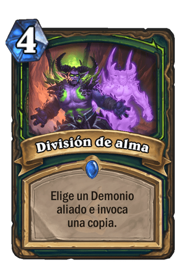 Rara · Hechizo · Cazador de demonios iniciado · Elige un Demonio aliado e invoca una copia.
