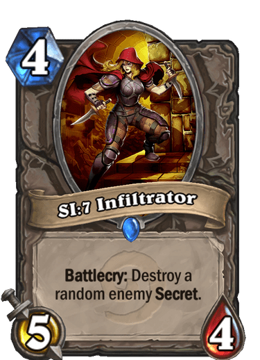 Rare · Minion · Classic · Battlecry: Destroy a random enemy Secret.