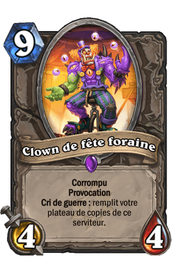 Clown de fête foraine