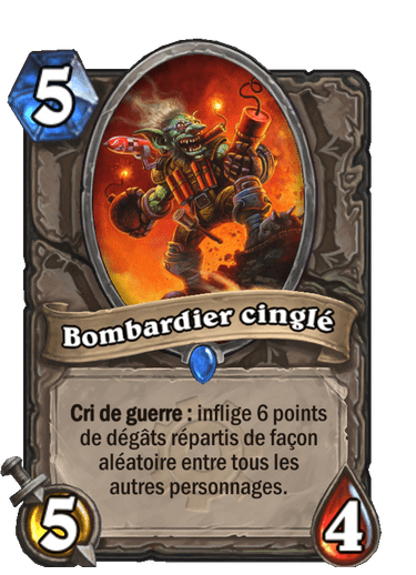 Bombardier cinglé